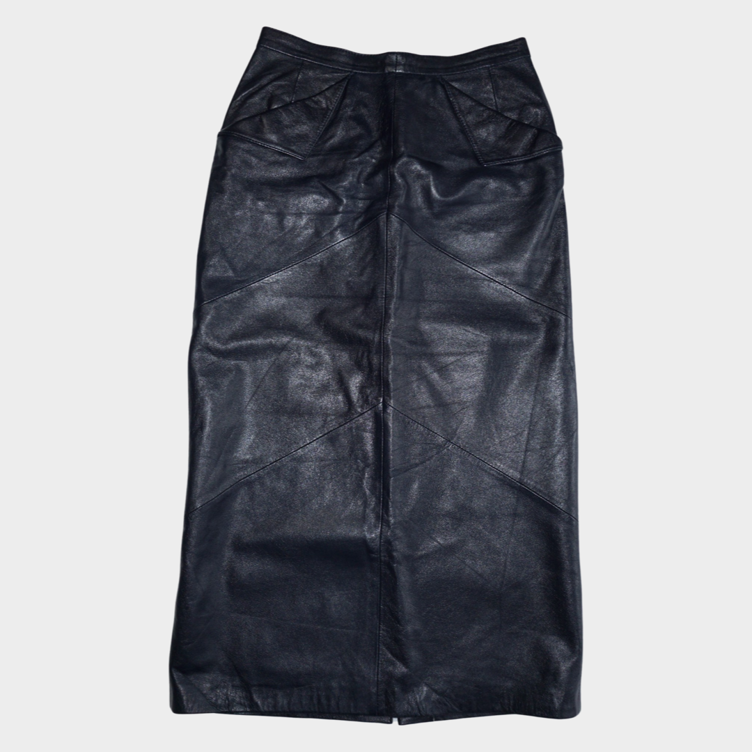 Vintage Leather Skirt